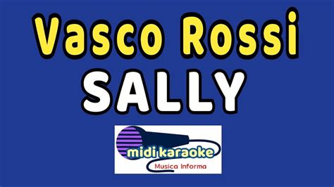 karaoke vasco rossi sally